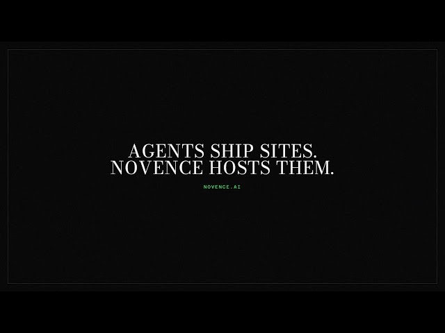 How to Deploy a Website With an AI Agent | Novence MCP