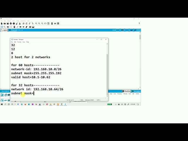 IP Subnetting VLSM & Static Routing real time Implementation
