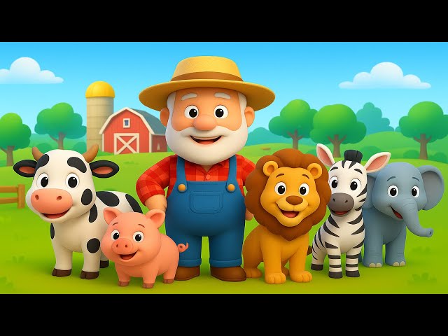 Old MacDonald's Farm + More Animal Song | Farm Animal Songs | Nursery Rhymes & Kids Songs