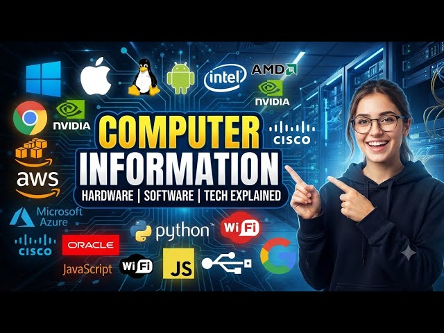 First lecture on computer information technology | What is computer and its main types .