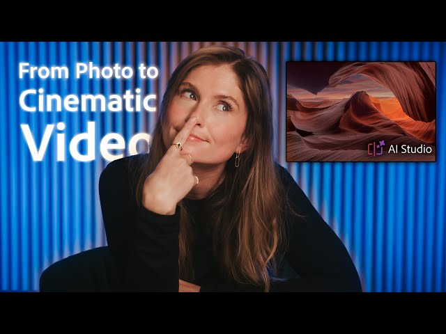 How to create cinematic shots from photos using Adobe Stock AI Studio | Adobe Creative Cloud