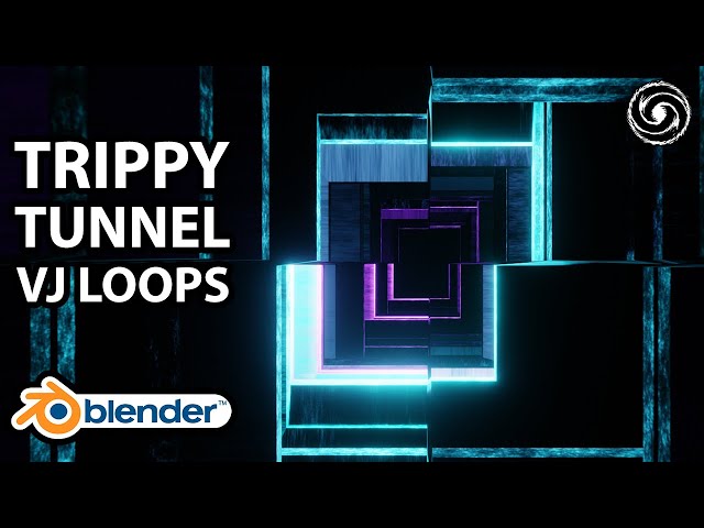 How To Make Mind Bending Infinite Tunnel Animations In Blender 2.9 - Evee VJ Loop Tutorial