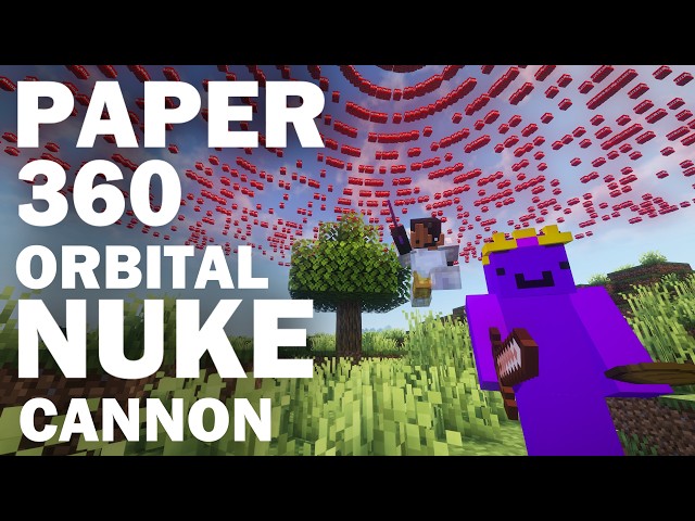 This Cannon Will Destroy SMPs... (Paper Nuke Canon) - WMC