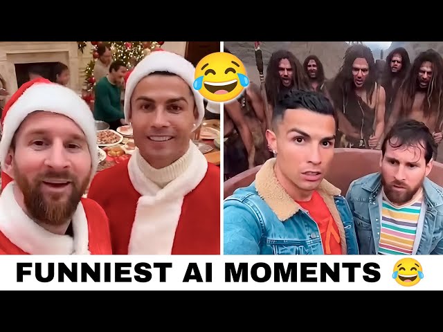 FUNNIEST Ronaldo & Messi AI Videos PART 2 😂