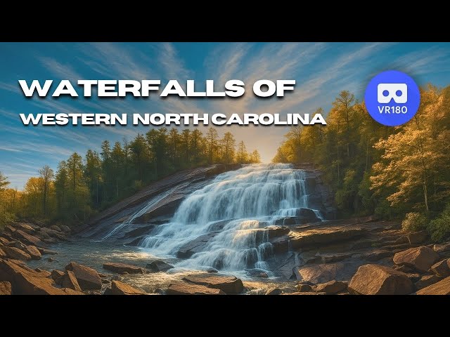 Waterfalls of Western North Carolina | 8K VR180 3D | DuPont & Pisgah National Forest