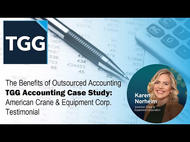 Outsourced CFO Services Testimonial for TGG Accounting