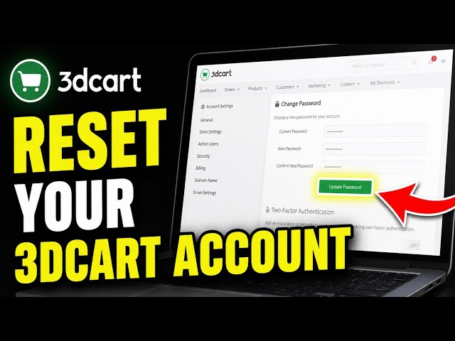 How to Reset Your 3dcart Account - Easy Tutorial