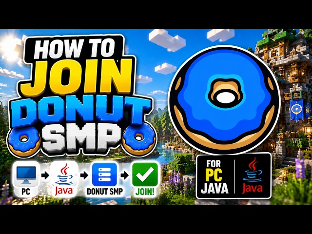 How to Join DonutSMP on Minecraft Java Edition (PC)
