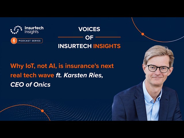 Karsten Ries, CEO of Onics: On why IoT, not AI, is insurance's next real tech wave