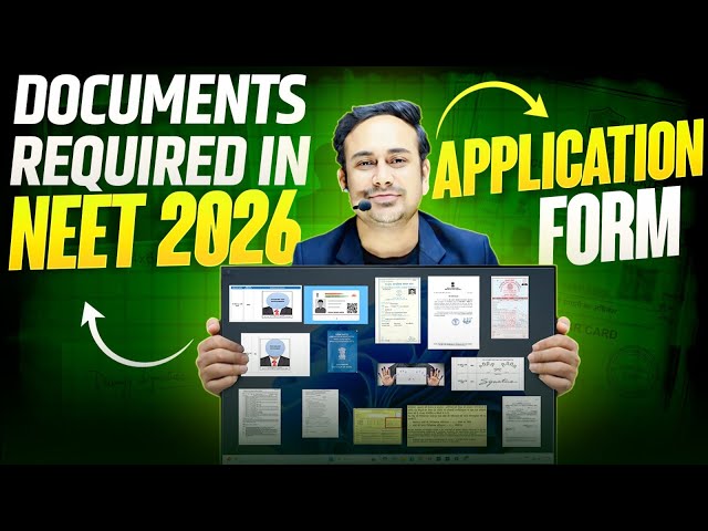 Documents Required in NEET 2026 Application Forms | #nta #neetregistrations #neetapplicationform