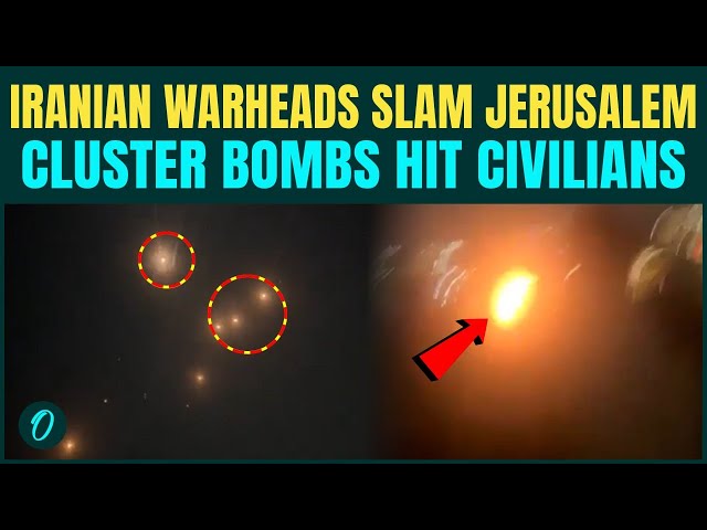 Iran POUNDS Israel’s Jerusalem | Iranian Khyber Missiles With CLUSTER BOMBS Rain Down- 7 Injured