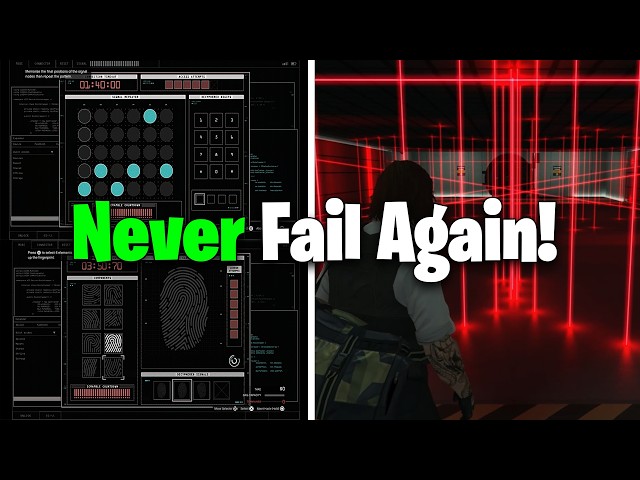 FULL HACKING & LASER GUIDE - GTA Online Kortz Center Heist
