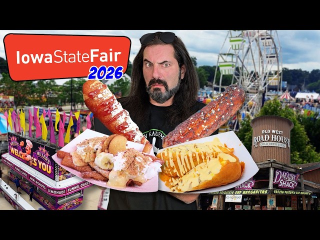 I ate the BEST and the WORST Food at the IOWA STATE FAIR 2026