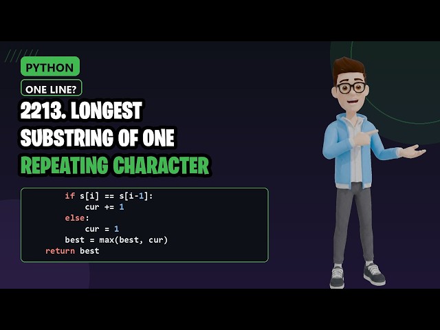 LeetCode 2213: Longest Repeating Character | Segment Tree Explained