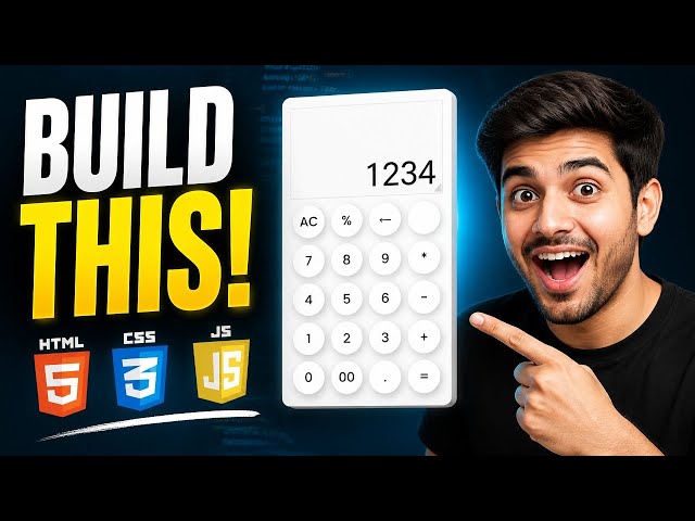 Learn to Build a Calculator | HTML CSS JavaScript for Beginners