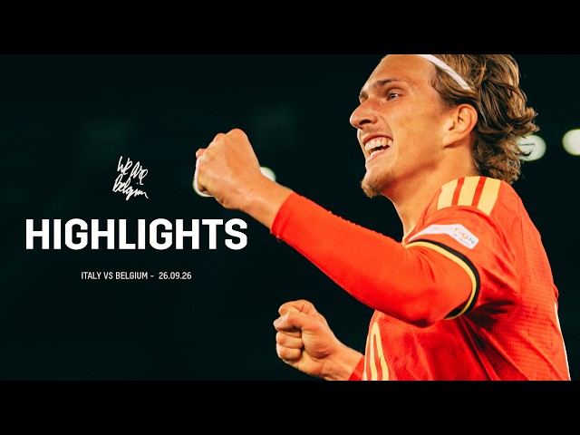 Italy 0-2 Belgium | The perfect start to our Nations League | #REDDEVILS