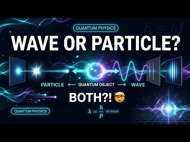 WAVE–PARTICLE DUALITY 🤯 | How Particles Behave Like Waves & Particles | A-Level Physics
