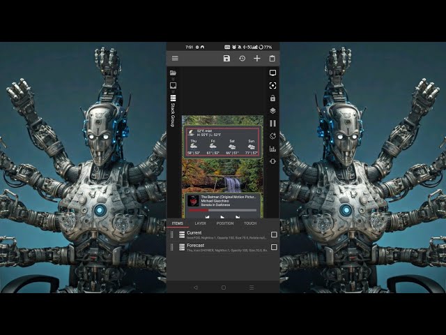 KLWP for Beginners - 06/07 Weather Widget