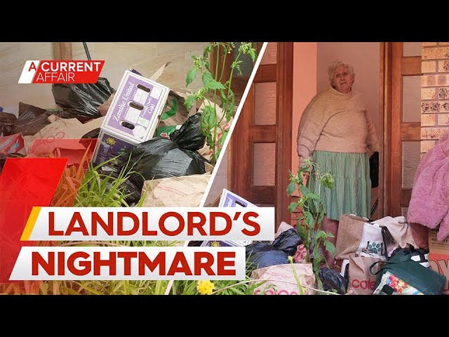 Tenant leaves disgusting mess after refusing to pay rent | A Current Affair