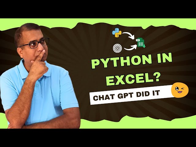 Create Excel Python Functions Using ChatGPT — No Coding Needed! (Data Cleaning Example)