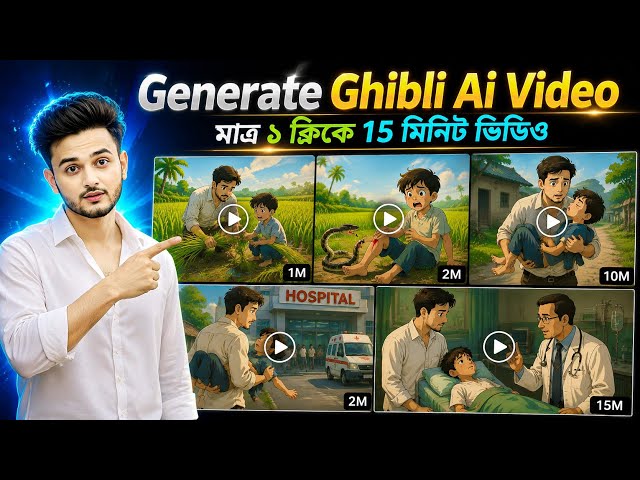 Ai দিয়ে ভিডিও তৈরি🔥Ai Video Kivabe Banabo | Free Ai Video Generator | Ai Video Maker FREE Unlimited