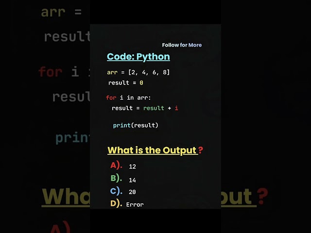 Python Quiz Challenge 🧠 | Test Your Coding Skills #coding #pythonquiz #python #pythonchallenge