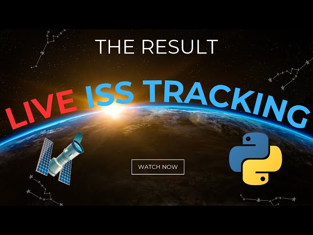 Track the ISS in real time with Python & Plotly -  The Result