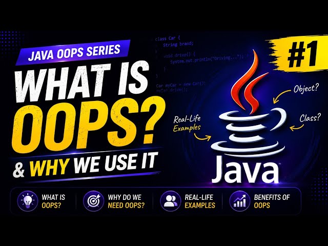 Java OOPs #1 | Introduction to Object-Oriented Programming