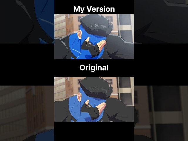 Before VS After #invincible #animation