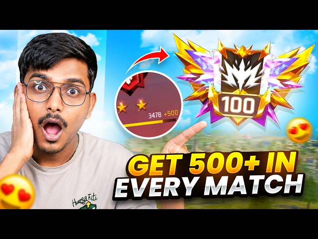 Get 500+ In Every BR Rank Match 🚀 | Secret Of Grandmaster Players 🔥 | New Strategy