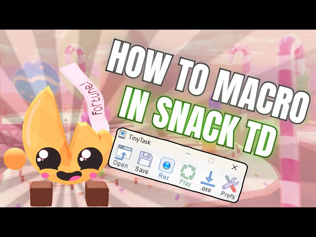 How to macro in Snack TD