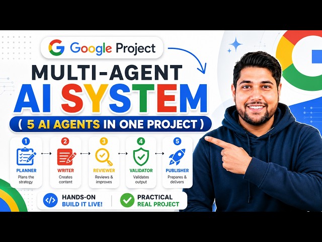 Multi-Agent AI System Project ( 5 AI Agents in One Project)