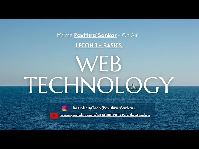 "Web Technology Basics Explained | HTML, CSS, JavaScript for Beginners 🌐💻| TAMIL | ENGLISH|