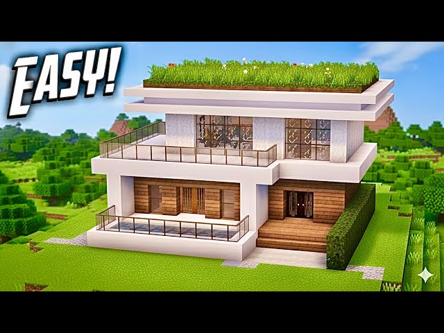 "How to Build a Modern House in Minecraft (Step by Step)"episode #1