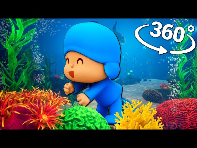 Pocoyo Dance In Ocean 360° Video | VR 8K | ( Muevelo Pocoyo meme )