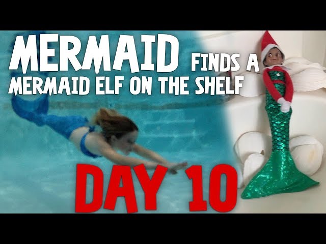MERMAID FINDS A MERMAID ELF ON THE SHELF