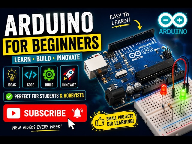 Arduino UNO Explained! Every Pin & Component for Beginners (Complete Guide)
