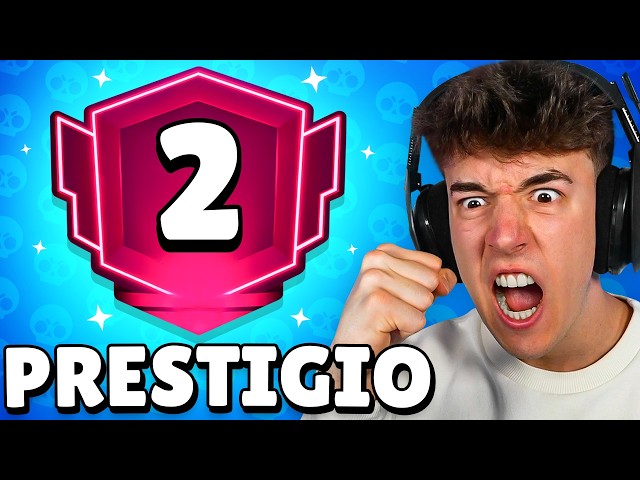 I REACHED MY FIRST PRESTIGE LEVEL 2 IN BRAWL STARS