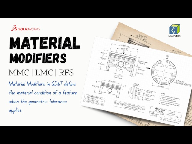 Material Modifiers in GD&T Explained