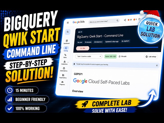 [2026] BigQuery: Qwik Start - Command Line || #qwiklabs || #GSP071 ||  [With Explanation🗣️]