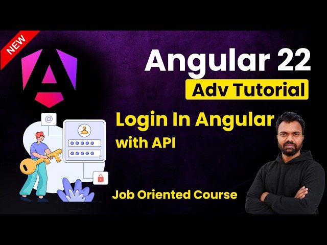 Login with API in Angular Angular 22 | Angular 22 Tutorial