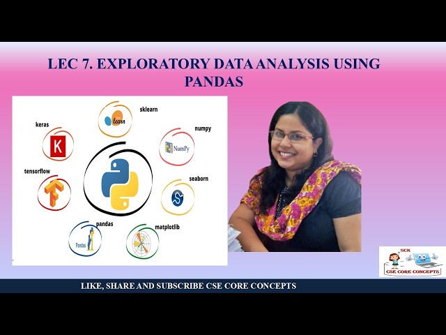 Lec. 7 EXPLORATORY DATA ANALYSIS USING PANDAS