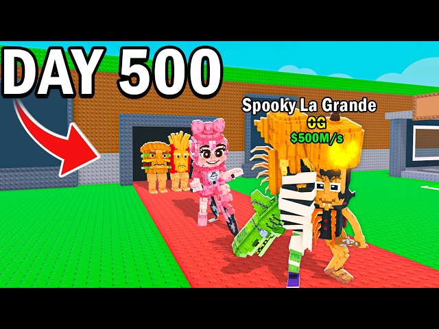 I Spent 500 DAYS In Steal a Brainrot!