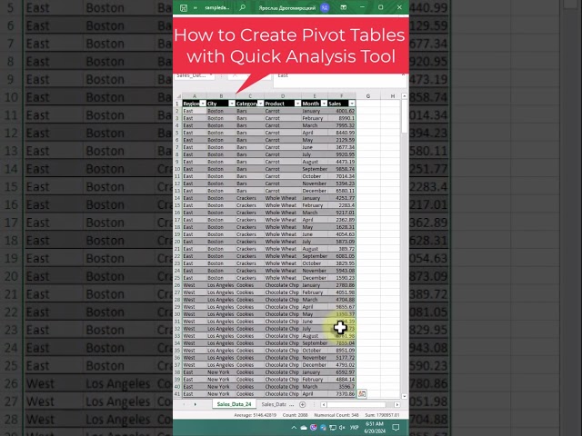 Fastest Way to Create Pivot Tables in Excel
