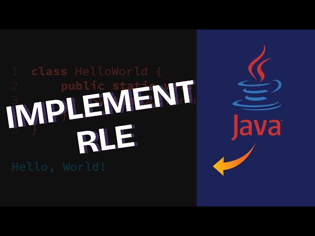 How to Implement Run-Length Encoding (RLE) in Java 2025?