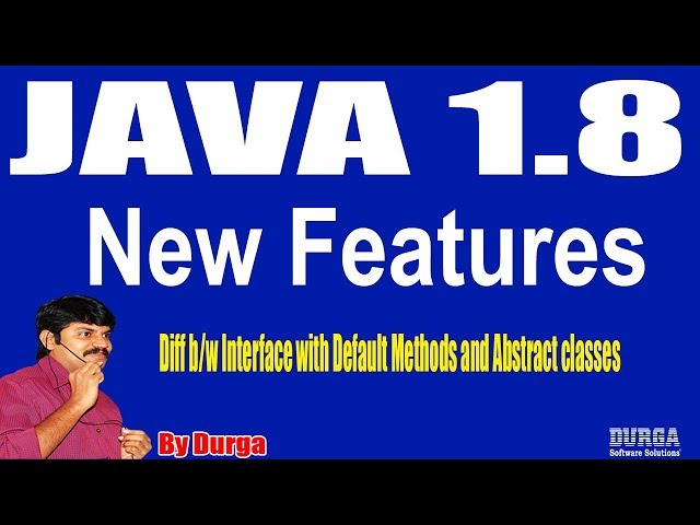 Java 1.8 New Features || default methods wrt inheritance || Session - 17 by Durga sir