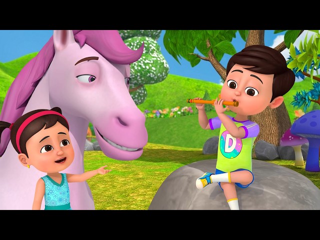 एक छबीला घोड़ा था - Ek Chhabila Ghoda tha + More Nursery Rhymes in Hindi | Best of Ding Dong Bells