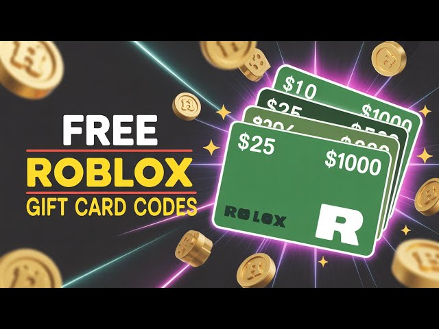 How to Redeem Roblox Gift Card Codes + Free Robux