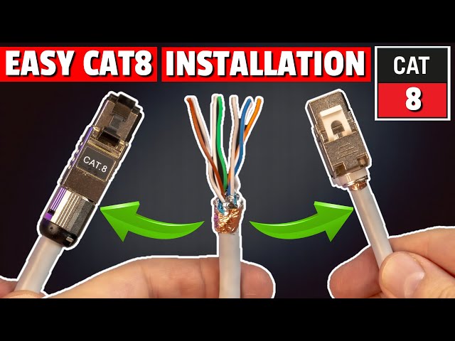CAT 8 Connector Installation - CAT 8 Plug & Jack Install (2025)