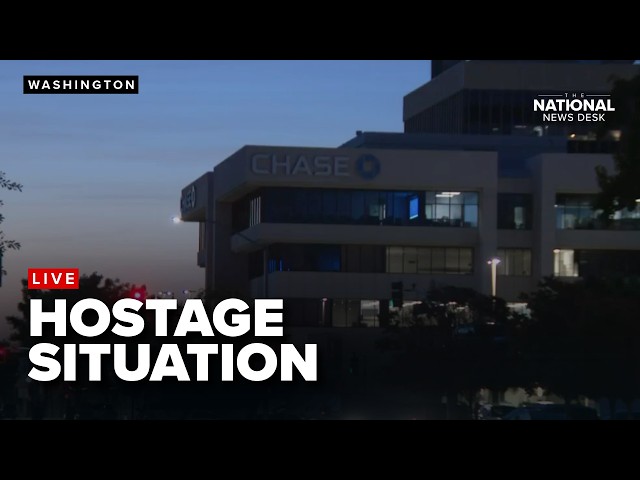 Two hostages released amid bomb threat at Chase Bank